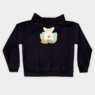 Mouse with cocoa in comfy place Kids Hoodie